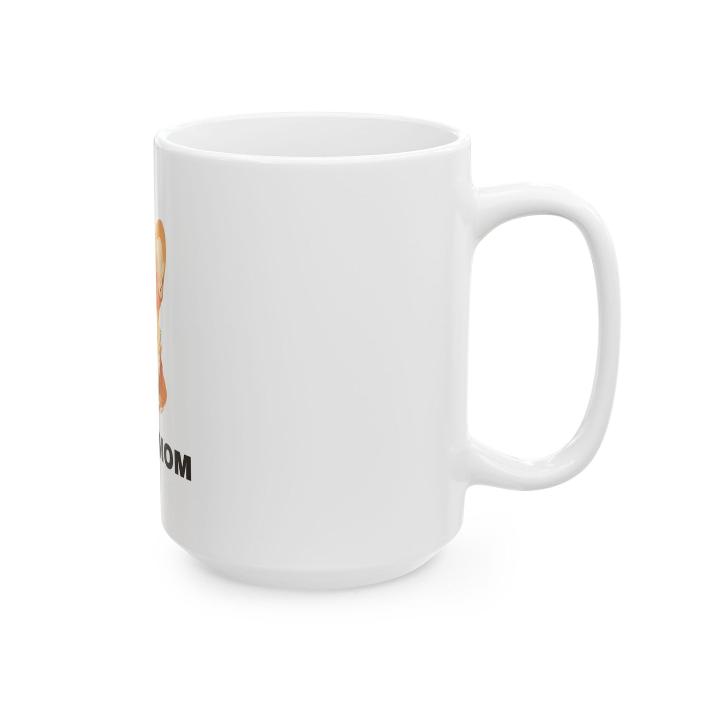 Corgi Mom Mug - Illustrated Ceramic Coffee Mug