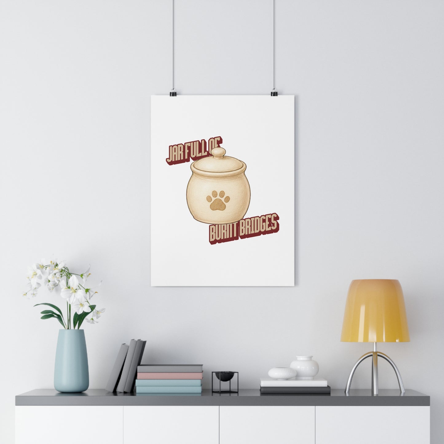Jar Full of Burnt Bridges — Giclée Art Print