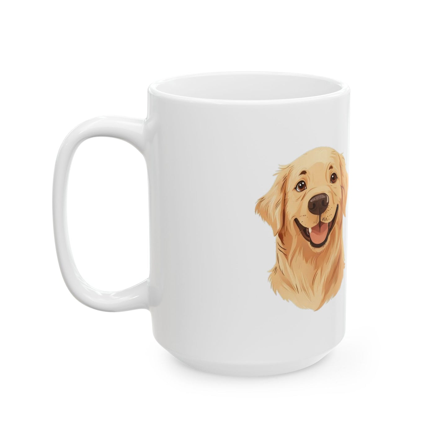 Golden Retriever Mom Mug - Illustrated Ceramic Mug