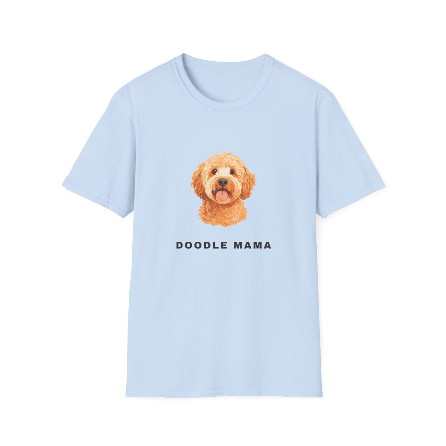Doodle Mama Shirt - Goldendoodle Portrait Tee