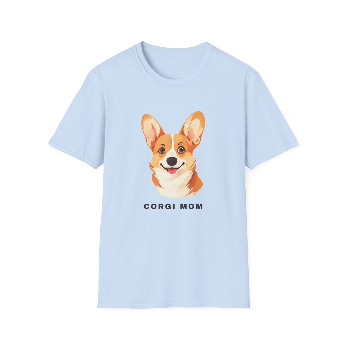 Corgi Mom Shirt - Illustrated Portrait Tee