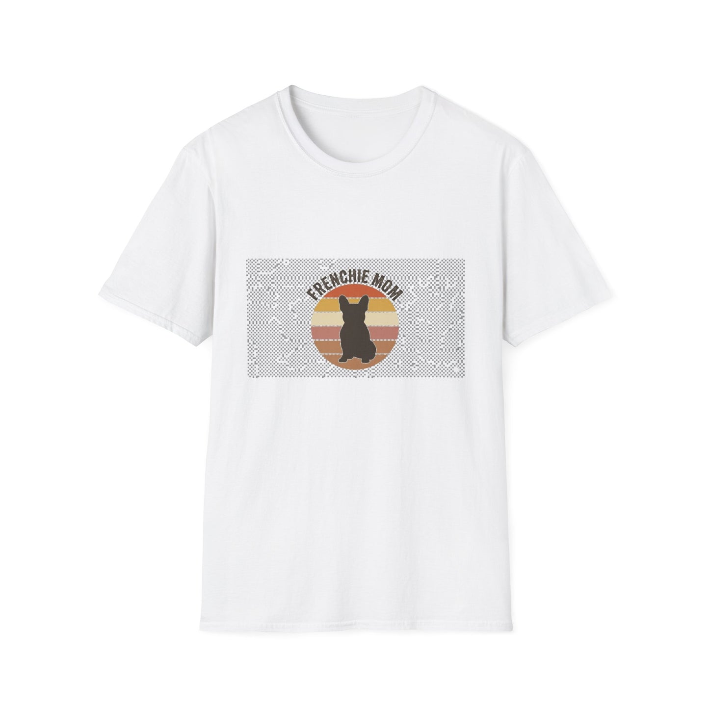 Frenchie Mom Shirt - Retro Sunset French Bulldog Tee