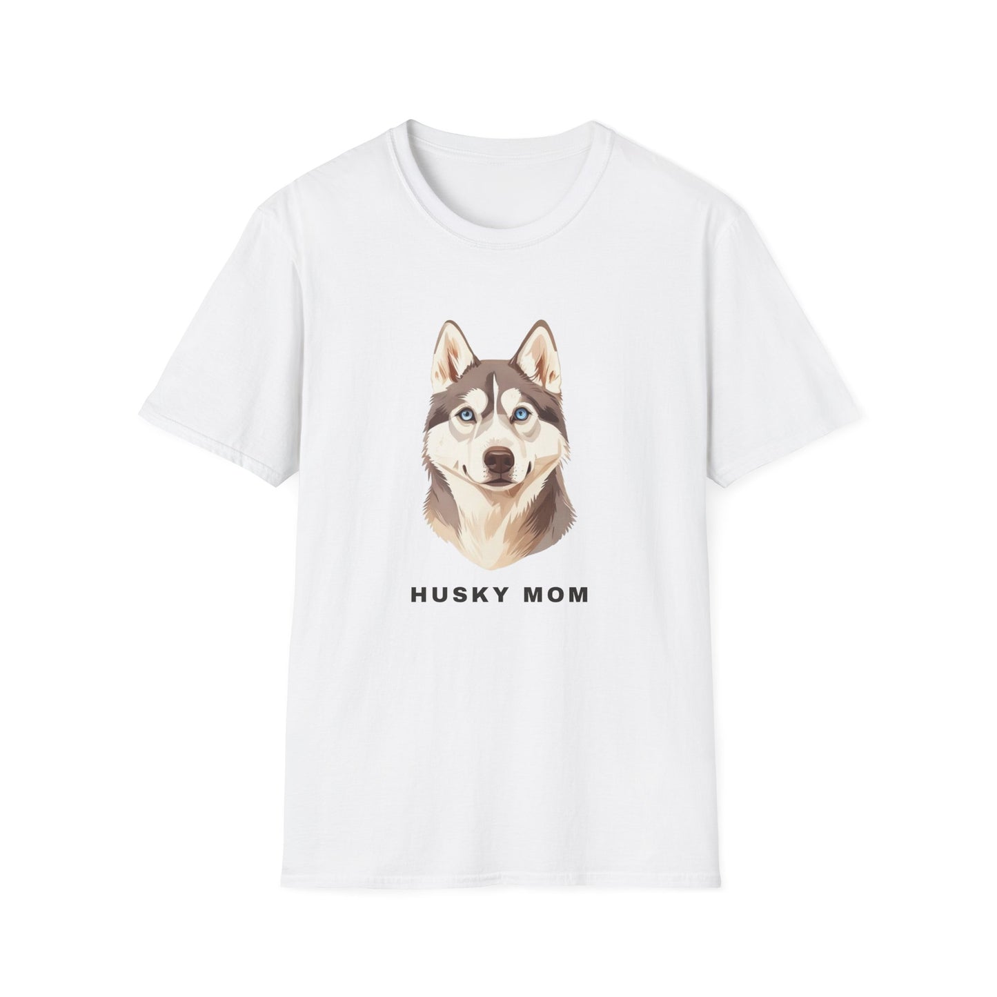 Husky Mom Shirt - Illustrated Portrait Tee