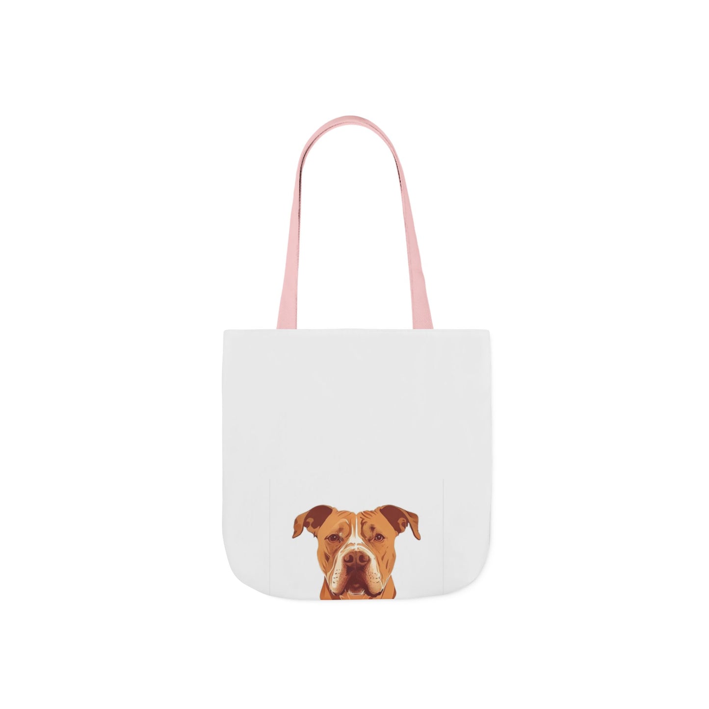 Pittie Mama Tote Bag - Illustrated Canvas Tote