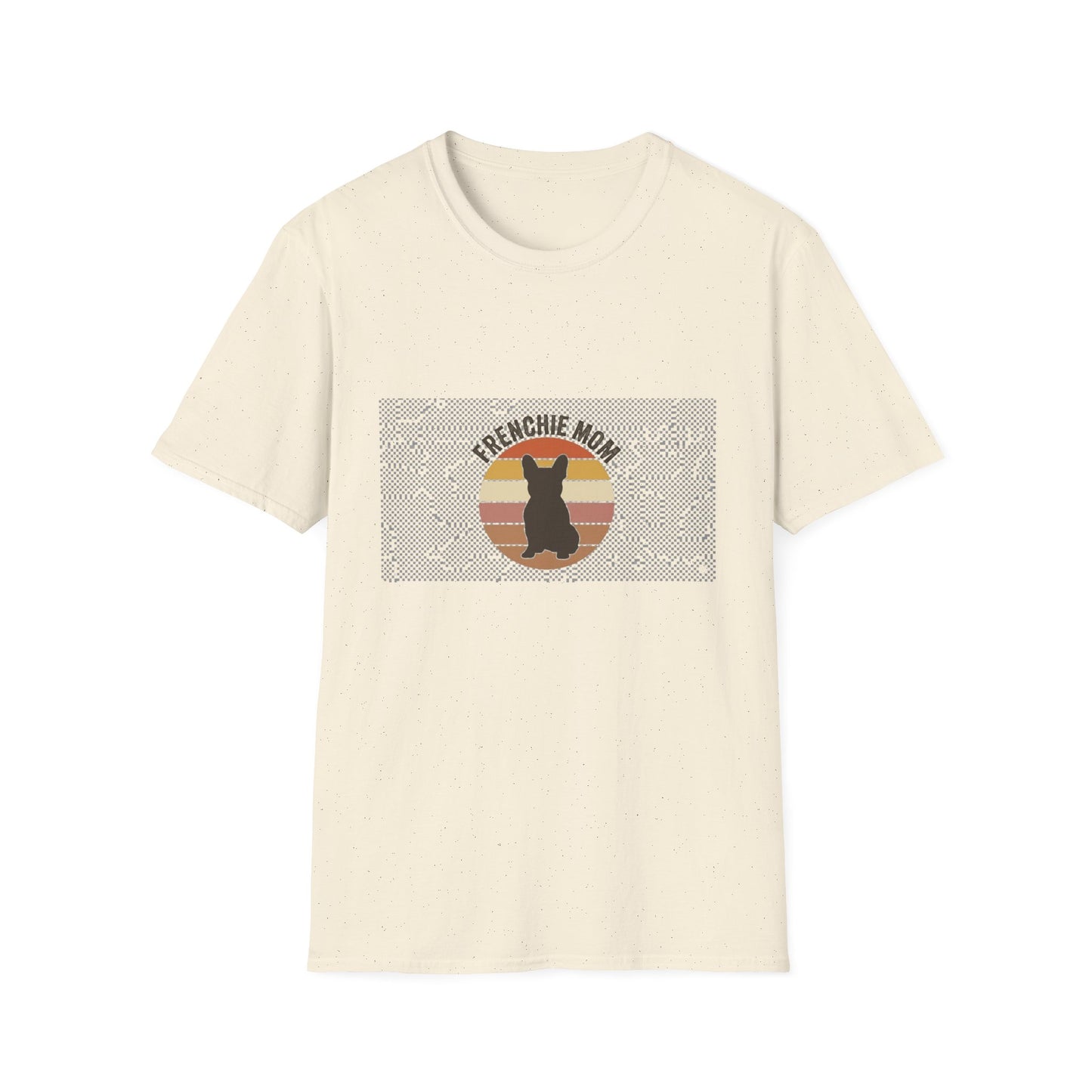 Frenchie Mom Shirt - Retro Sunset French Bulldog Tee