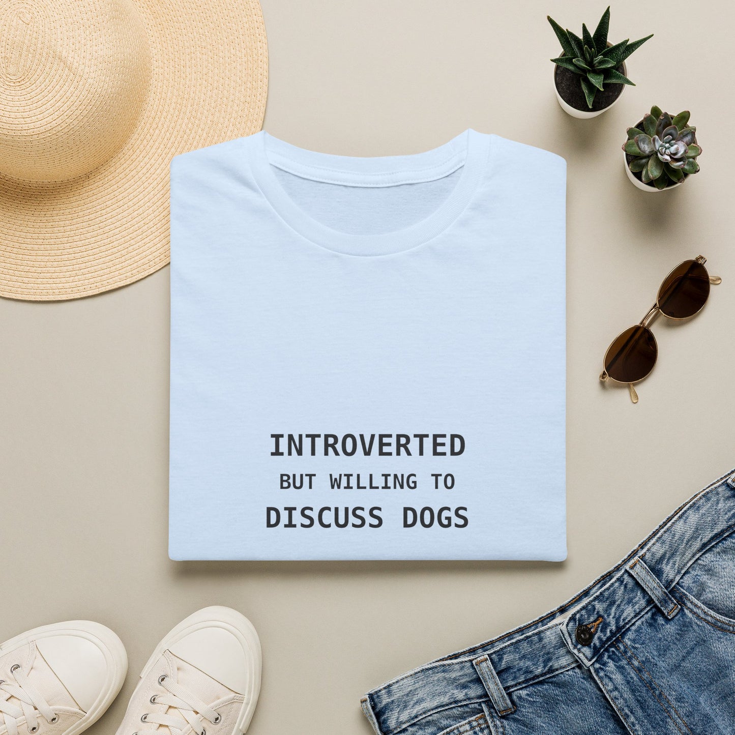 Introverted But Willing to Discuss Dogs Shirt