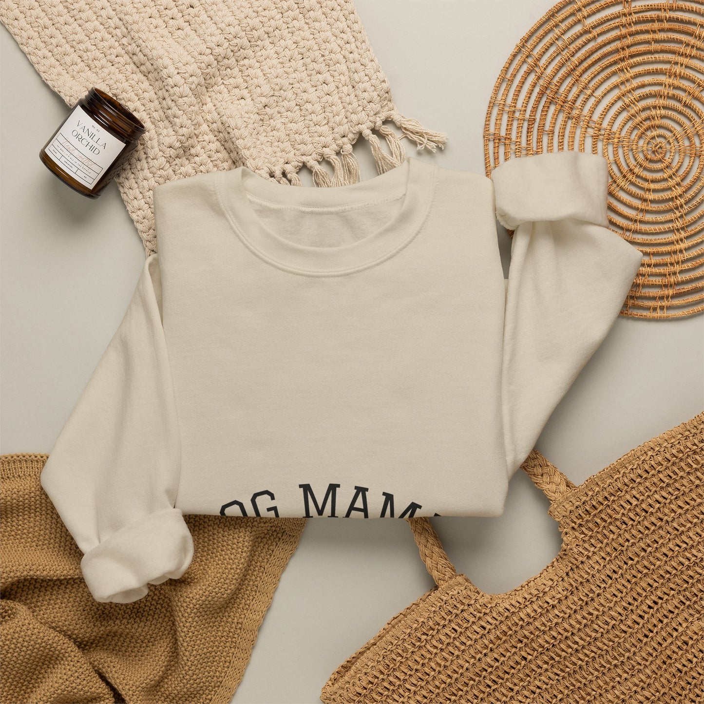 Dog Mama Sweatshirt - Cozy Crewneck for Dog Moms | Est. 2026