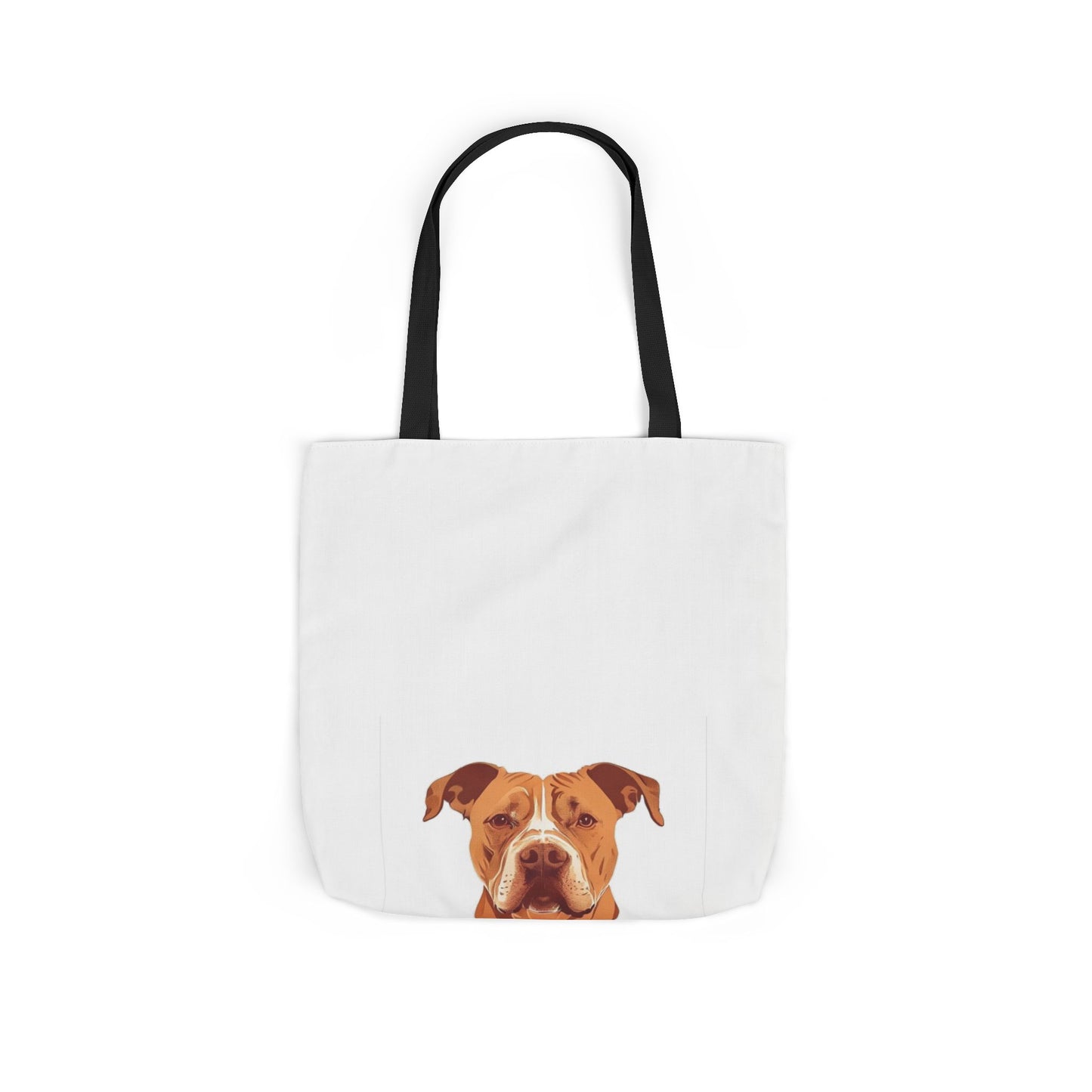 Pittie Mama Tote Bag - Illustrated Canvas Tote