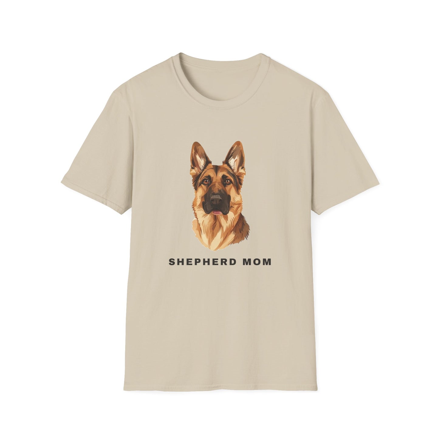 German Shepherd Mom Shirt - Illustrated Portrait Tee