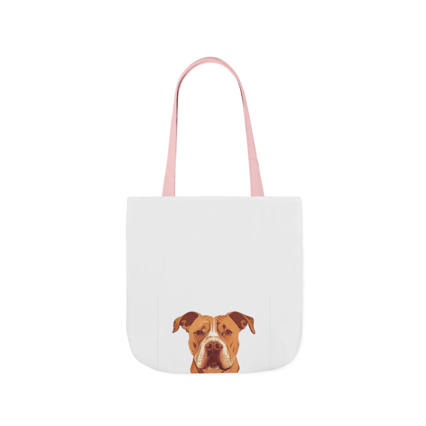 Pittie Mama Tote Bag - Illustrated Canvas Tote