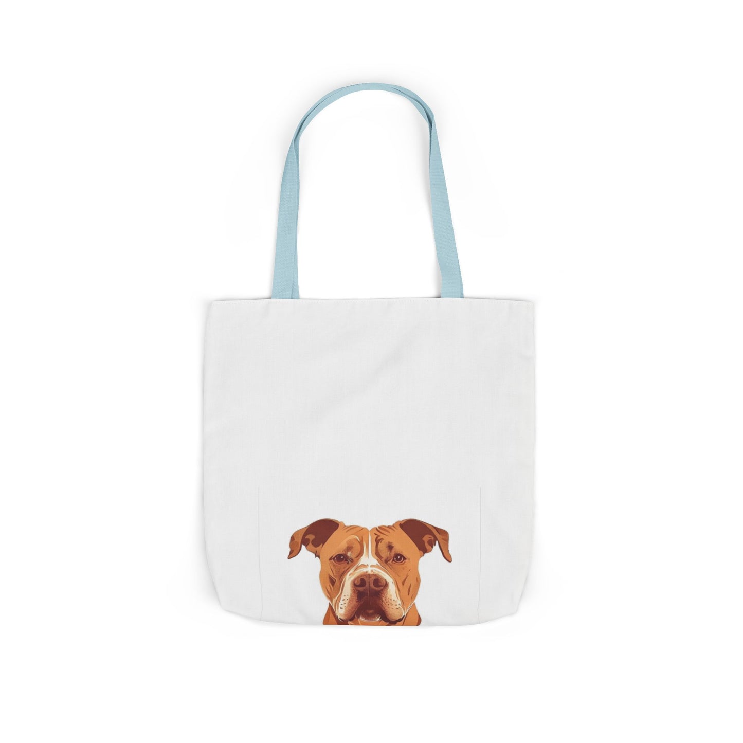Pittie Mama Tote Bag - Illustrated Canvas Tote