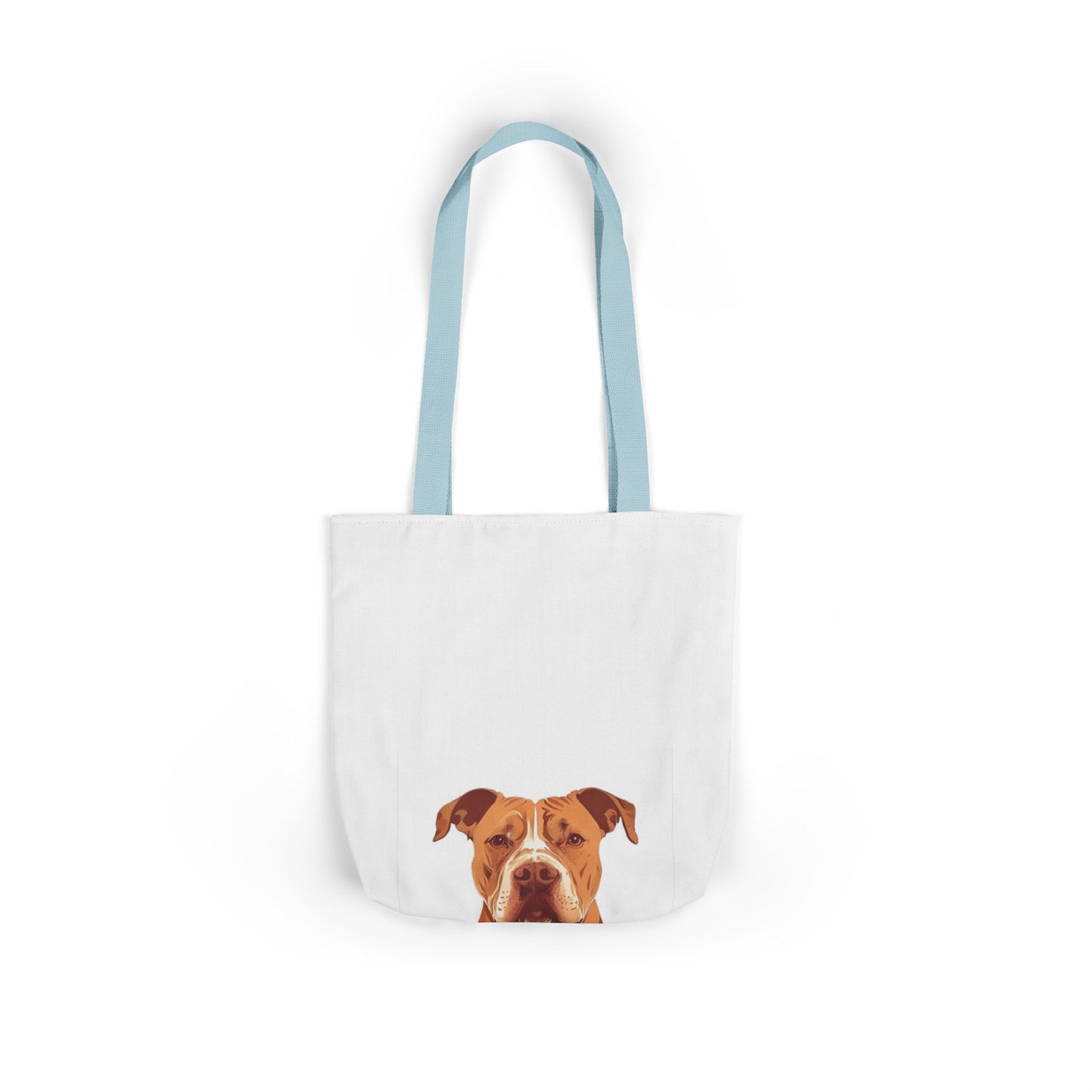 Pittie Mama Tote Bag - Illustrated Canvas Tote