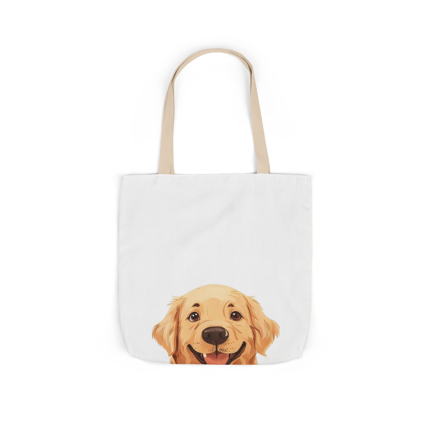 Golden Mom Tote Bag - Illustrated Canvas Tote