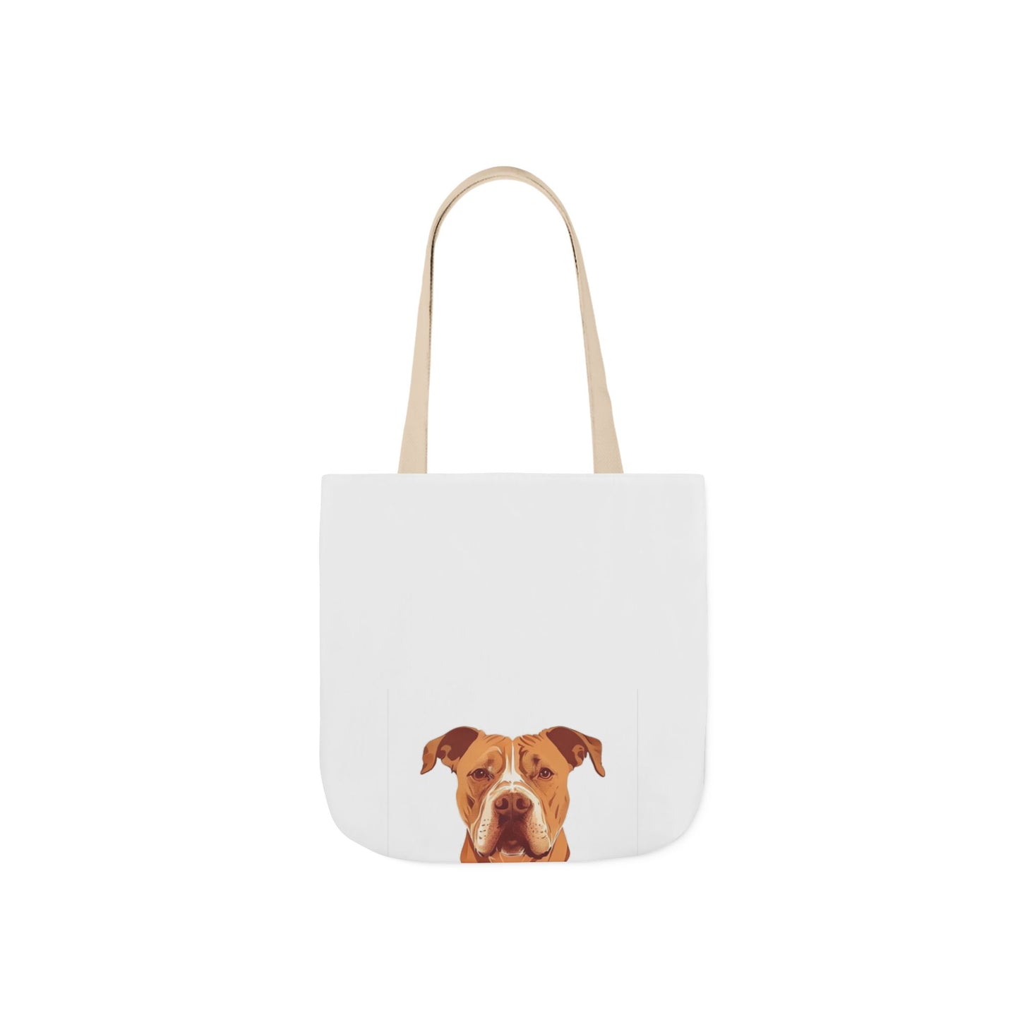 Pittie Mama Tote Bag - Illustrated Canvas Tote