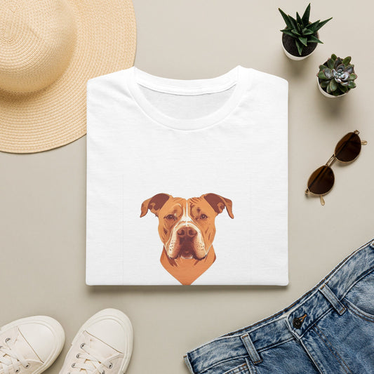 Pittie Mama Shirt - Pit Bull Portrait Tee
