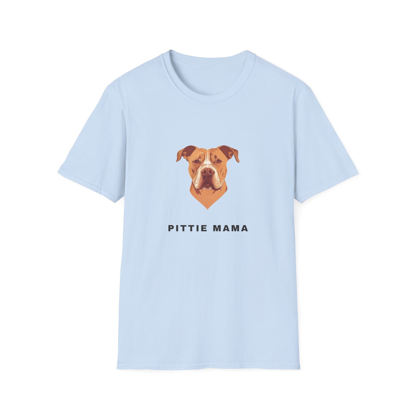 Pittie Mama Shirt - Pit Bull Portrait Tee