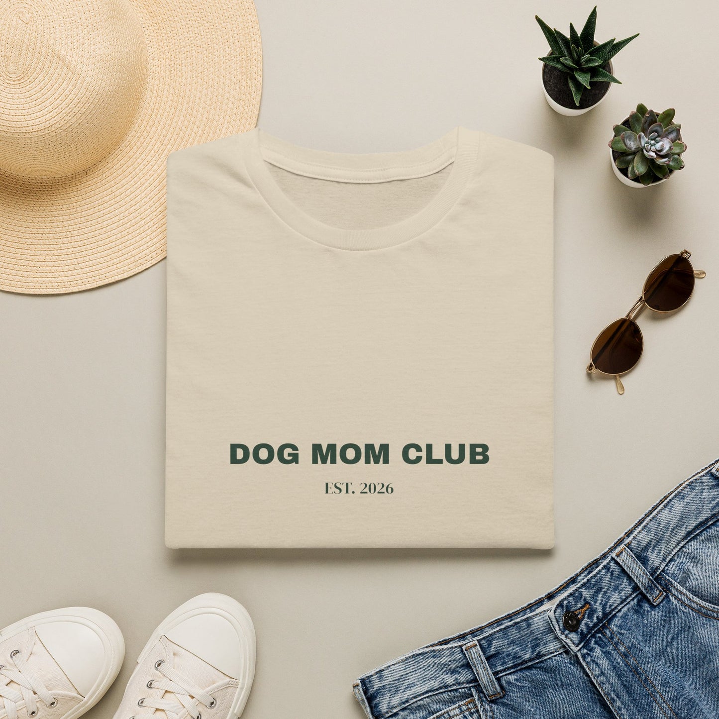 Dog Mom Club Shirt - Est. 2026 Minimal Tee