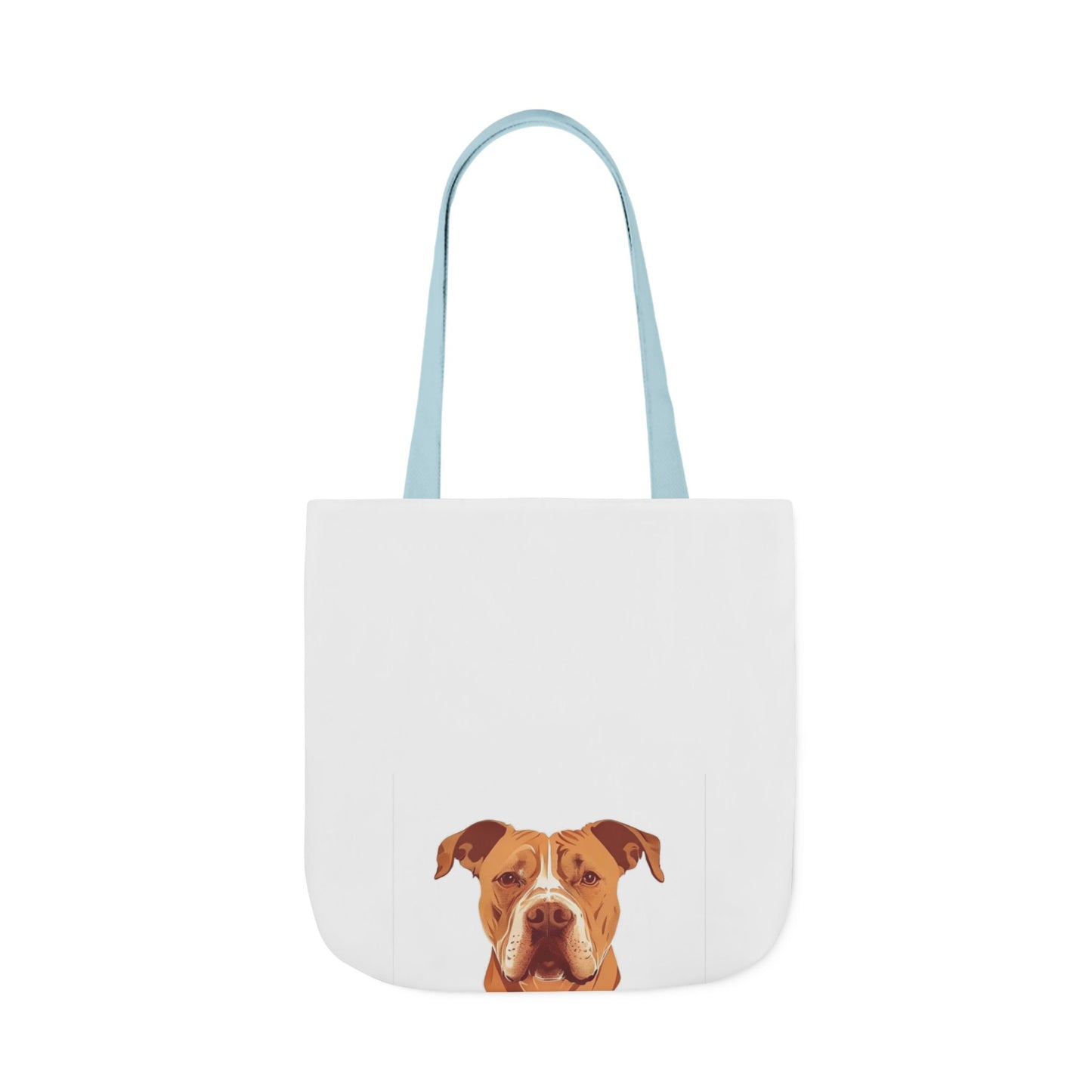 Pittie Mama Tote Bag - Illustrated Canvas Tote