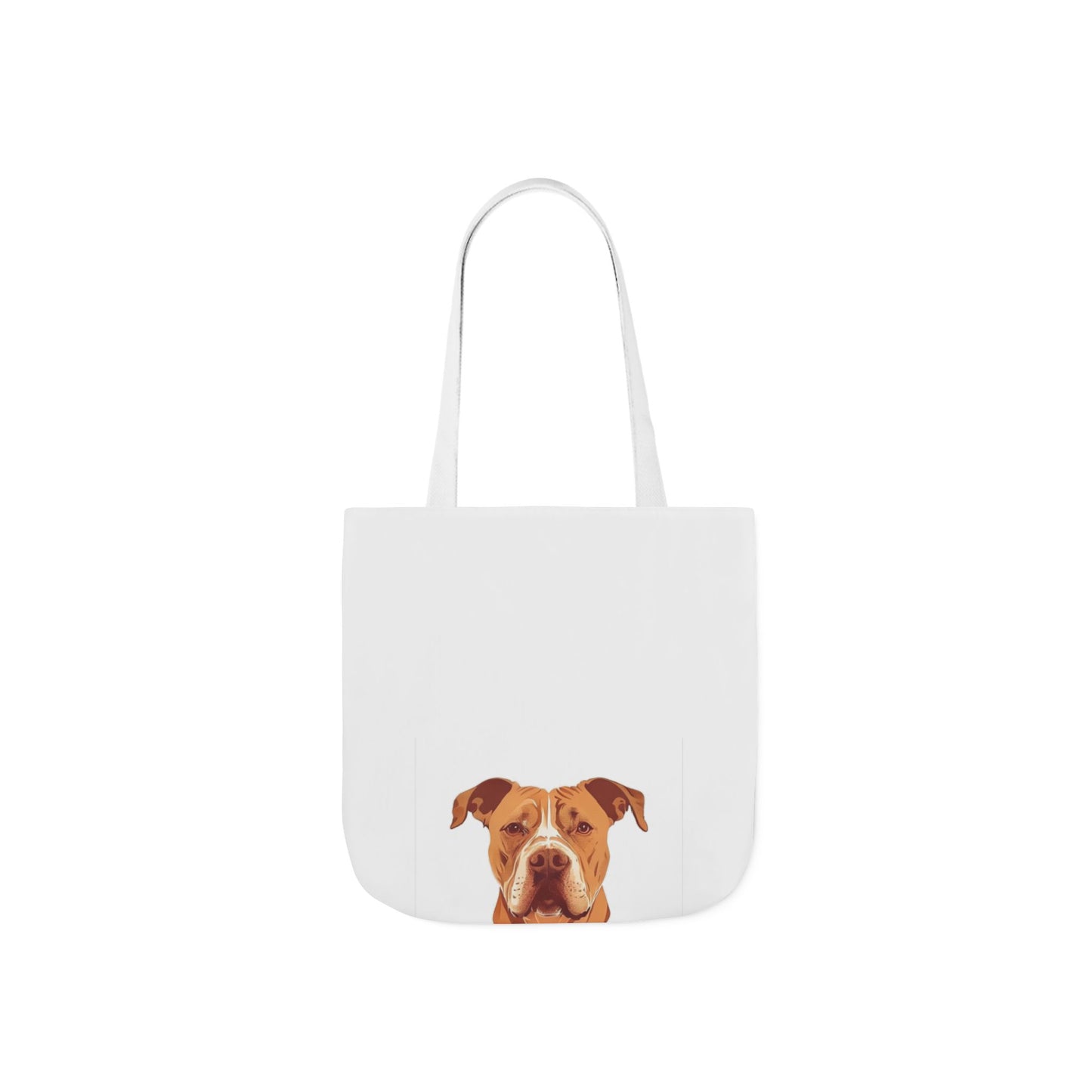 Pittie Mama Tote Bag - Illustrated Canvas Tote
