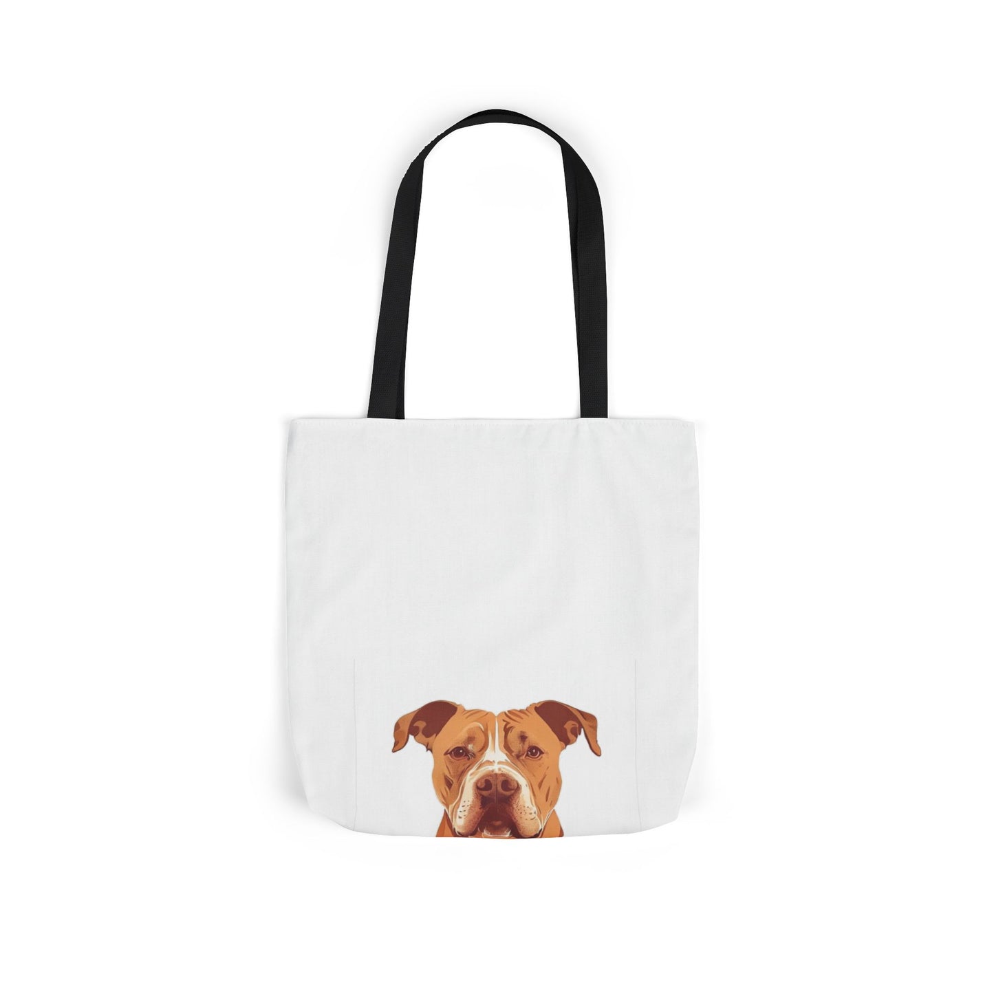 Pittie Mama Tote Bag - Illustrated Canvas Tote