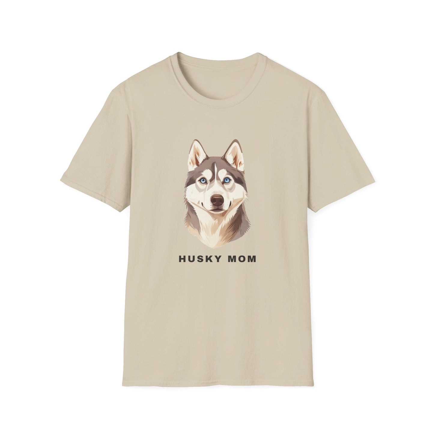 Husky Mom Shirt - Illustrated Portrait Tee