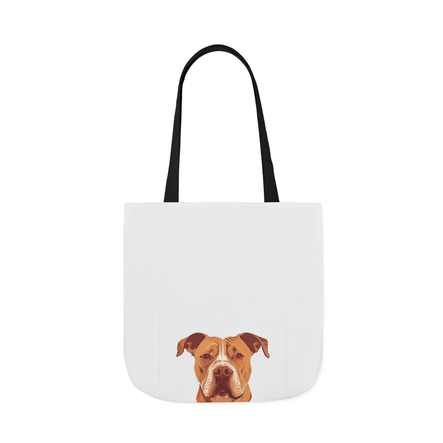 Pittie Mama Tote Bag - Illustrated Canvas Tote