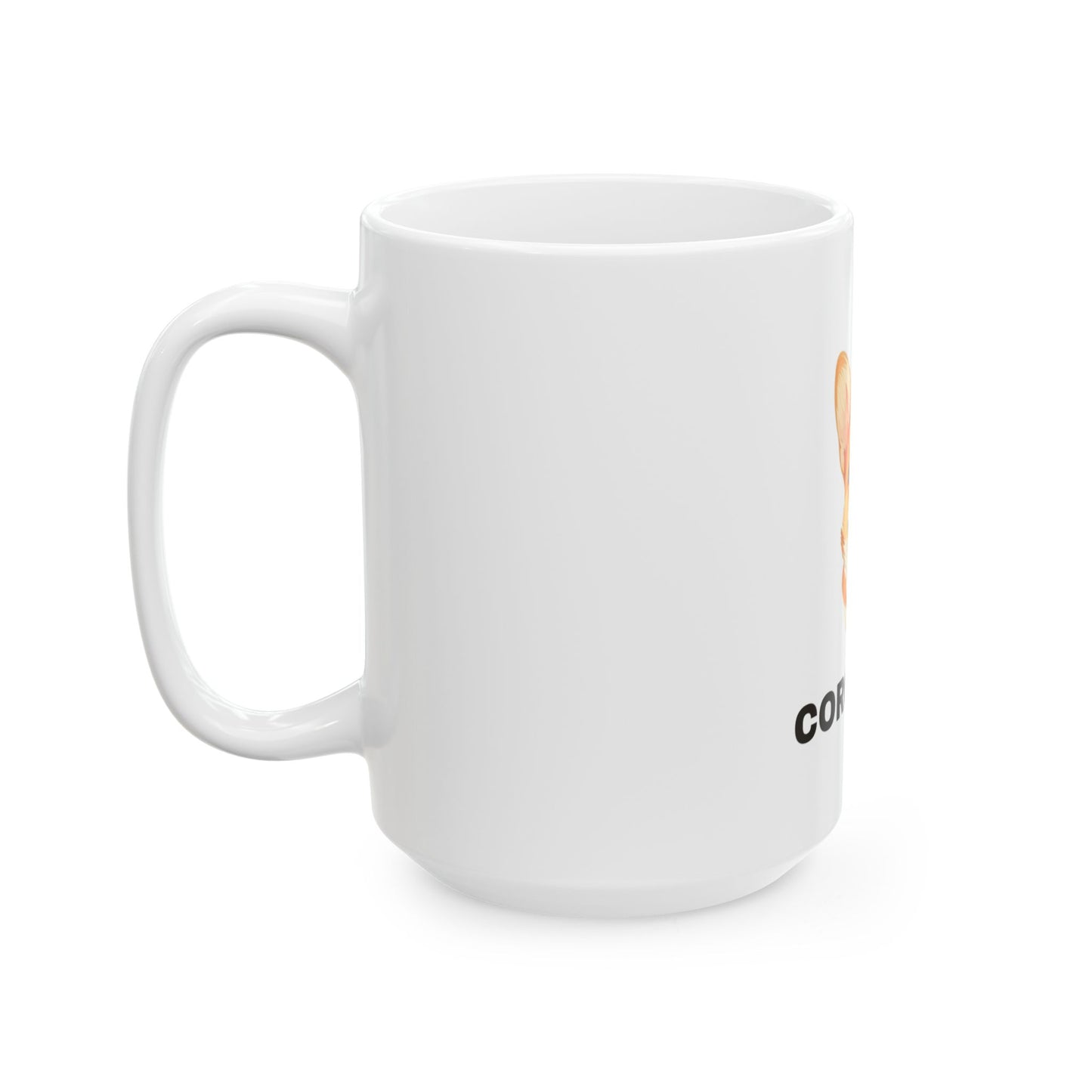 Corgi Mom Mug - Illustrated Ceramic Coffee Mug