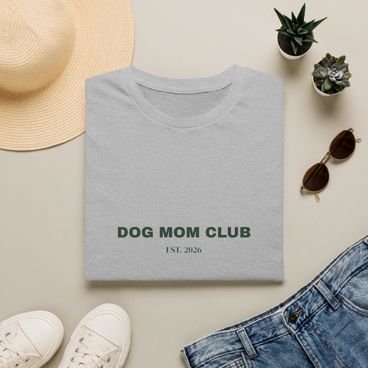 Dog Mom Club Shirt - Est. 2026 Minimal Tee