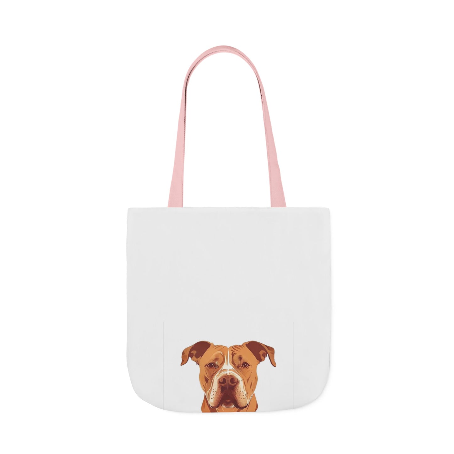 Pittie Mama Tote Bag - Illustrated Canvas Tote