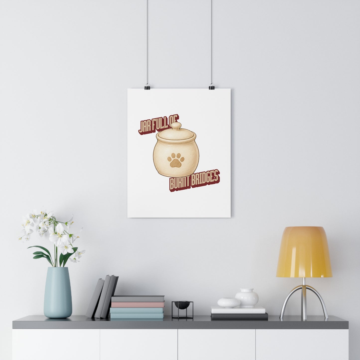Jar Full of Burnt Bridges — Giclée Art Print