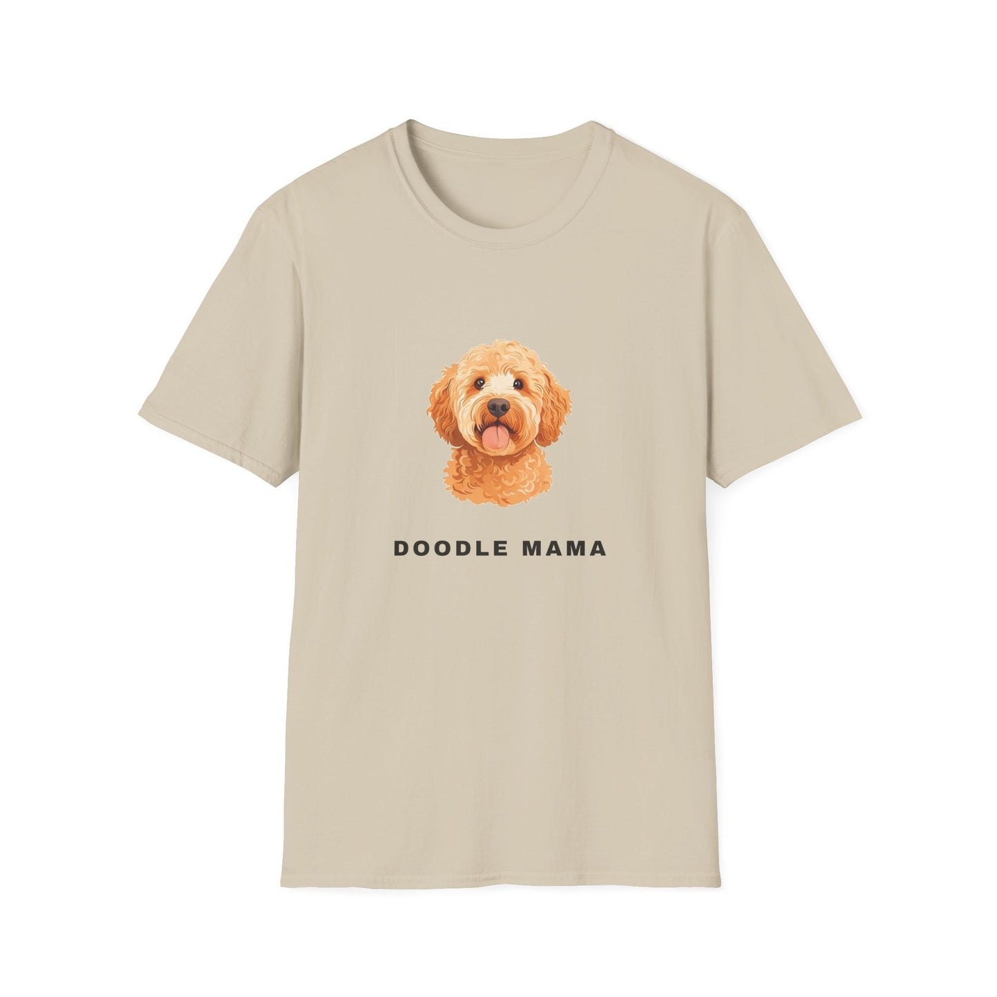 Doodle Mama Shirt - Goldendoodle Portrait Tee