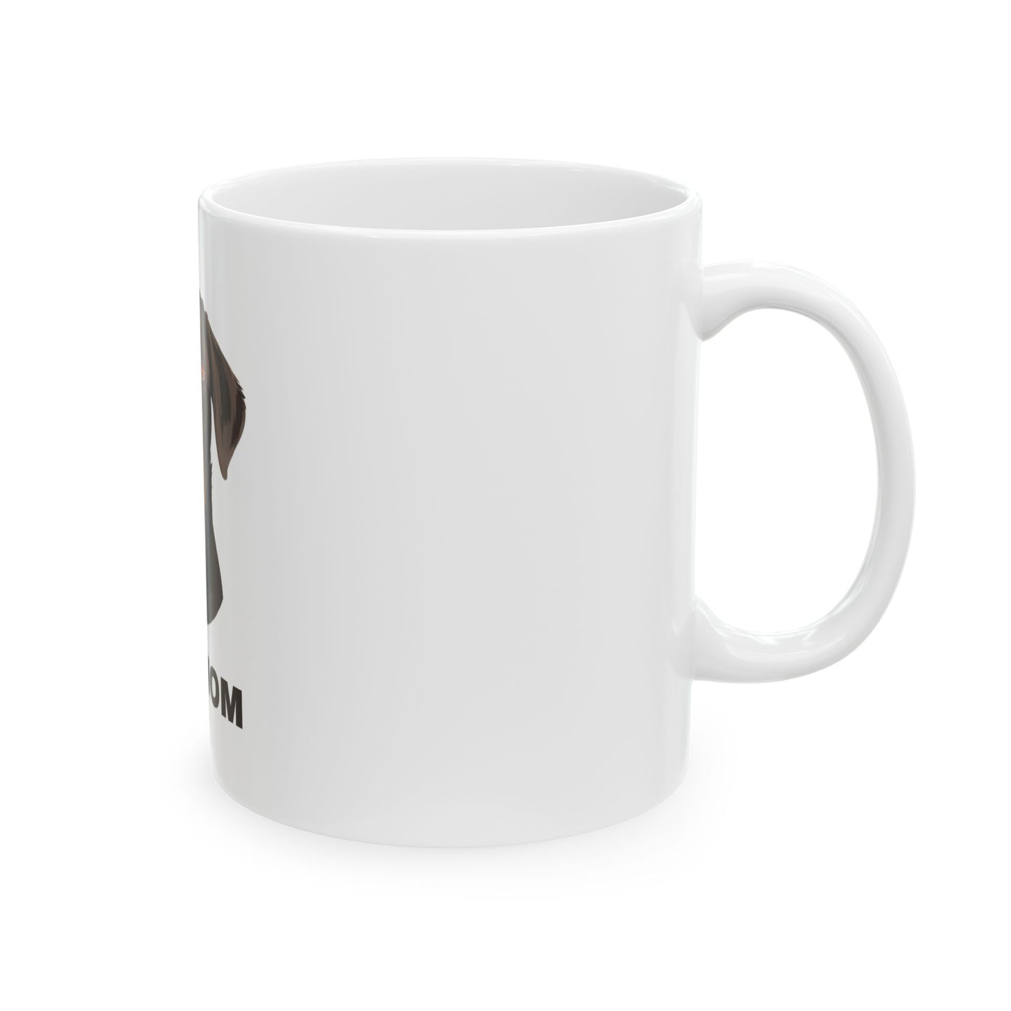 Lab Mom Mug - Illustrated Ceramic Coffee Mug