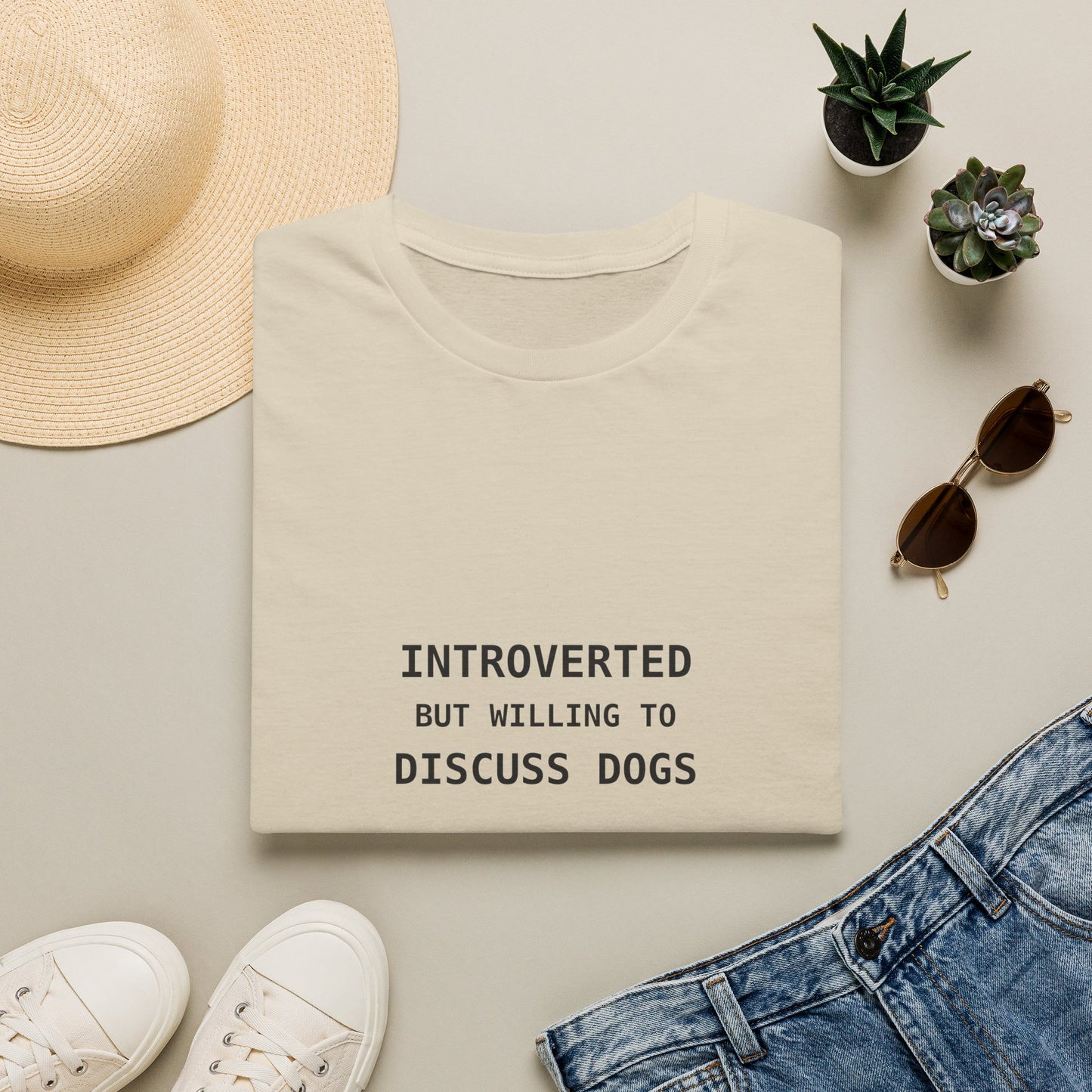 Introverted But Willing to Discuss Dogs Shirt