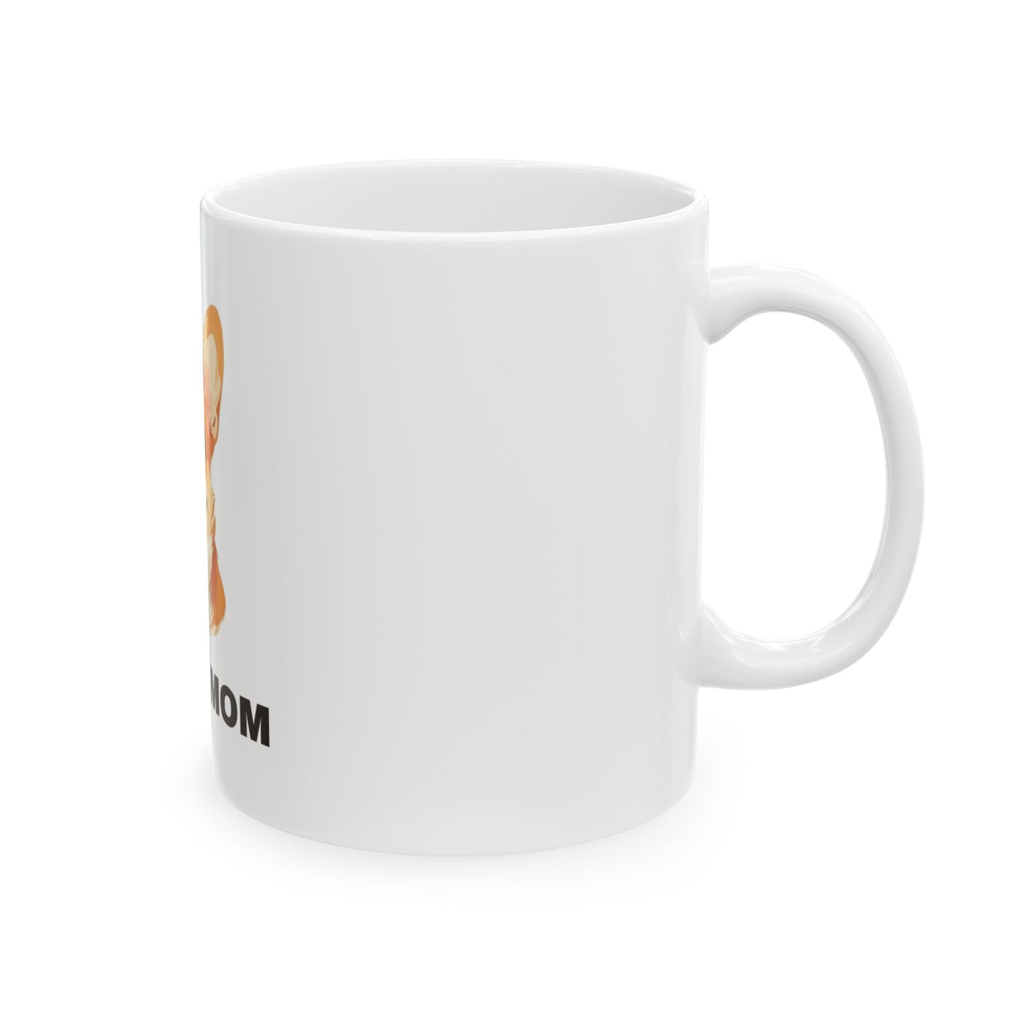 Corgi Mom Mug - Illustrated Ceramic Coffee Mug