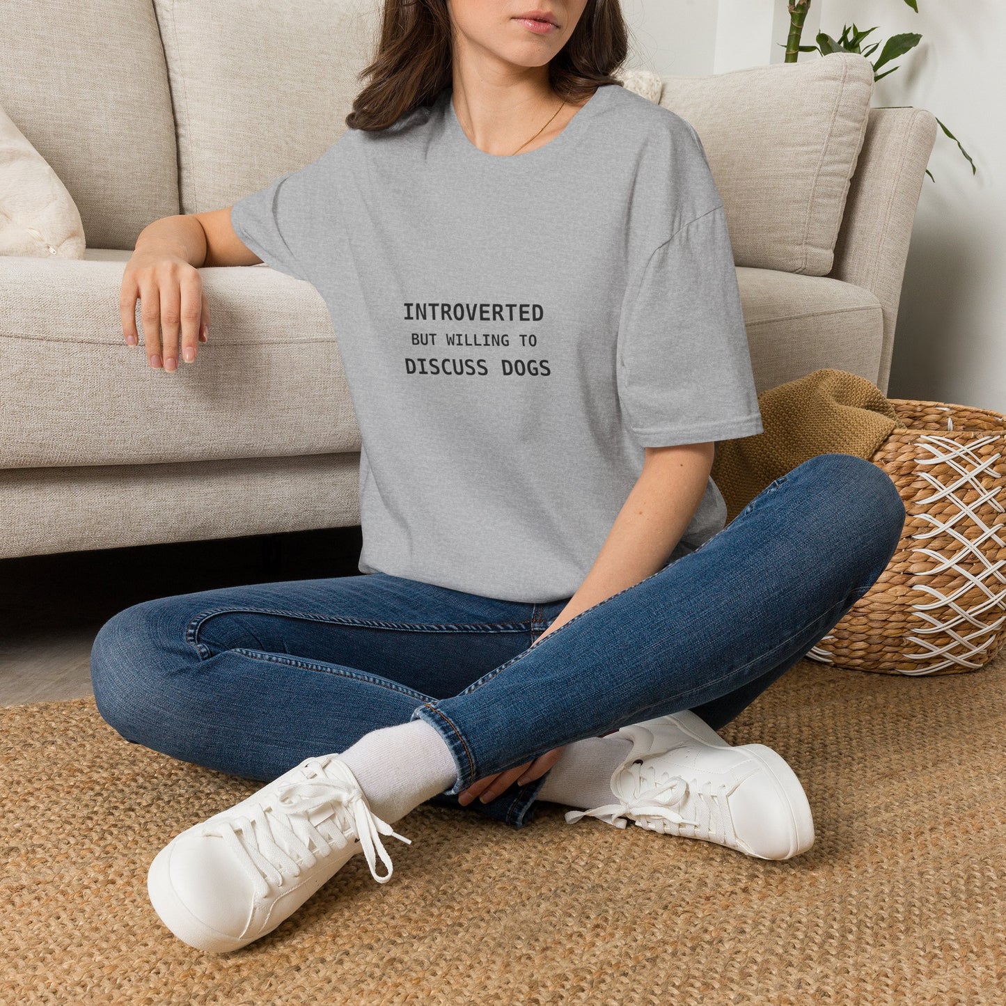 Introverted But Willing to Discuss Dogs Shirt
