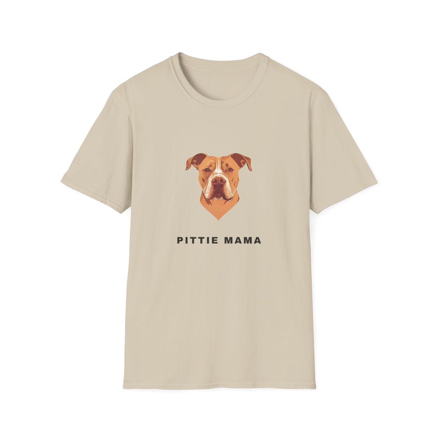 Pittie Mama Shirt - Pit Bull Portrait Tee