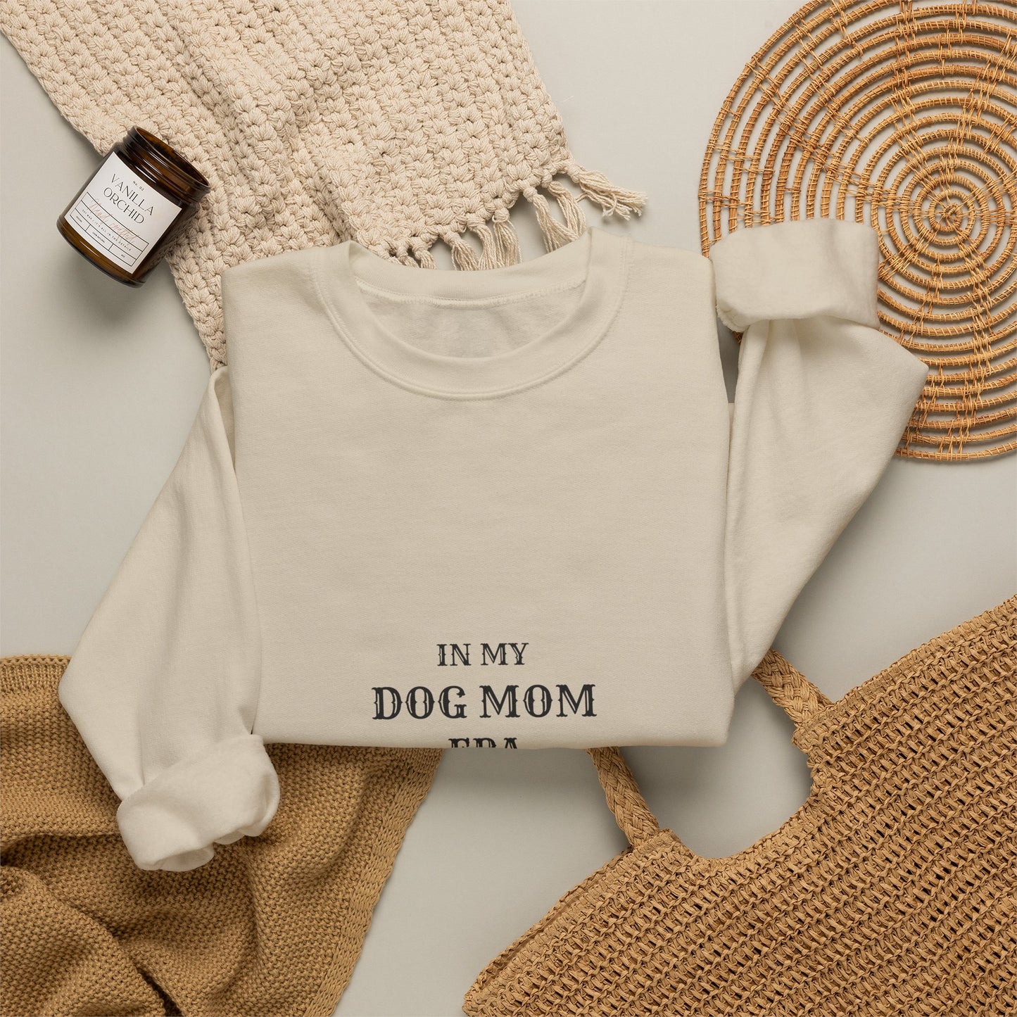 In My Dog Mom Era Sweatshirt - Western Crewneck