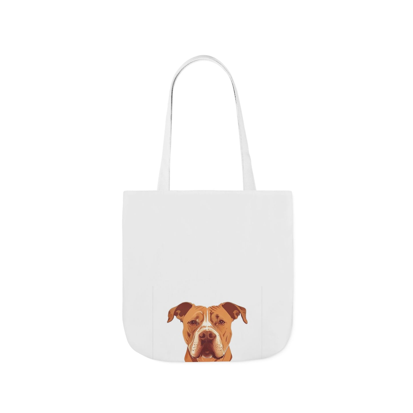 Pittie Mama Tote Bag - Illustrated Canvas Tote