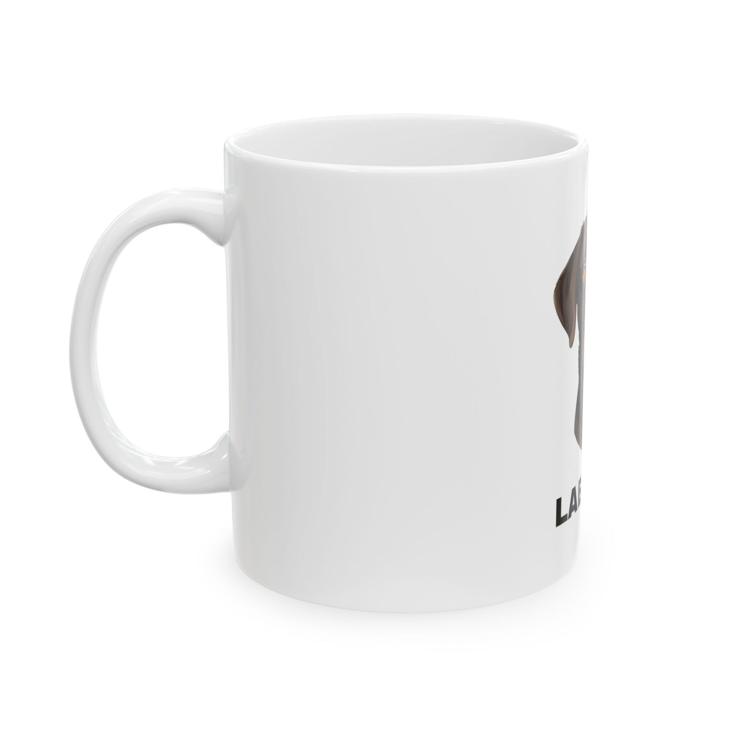 Lab Mom Mug - Illustrated Ceramic Coffee Mug