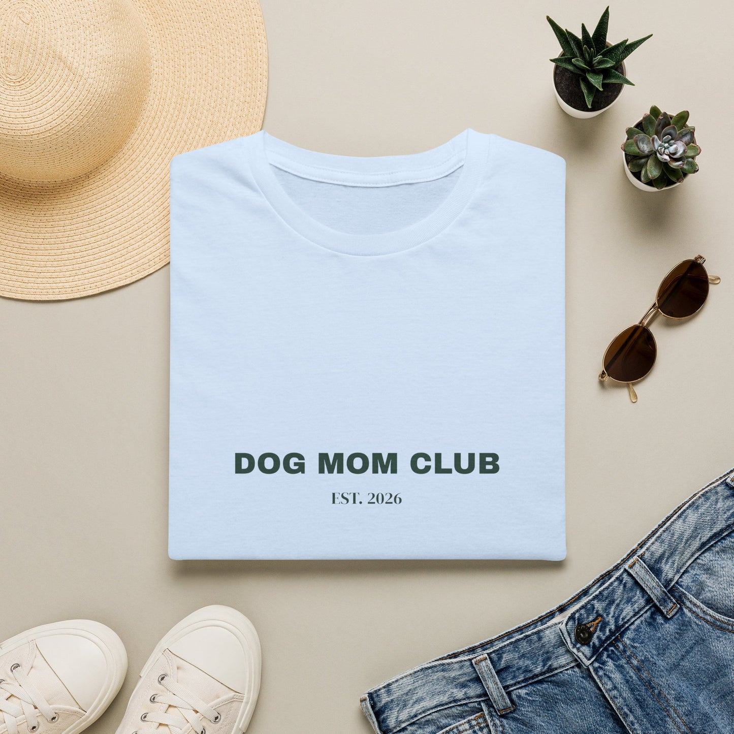 Dog Mom Club Shirt - Est. 2026 Minimal Tee