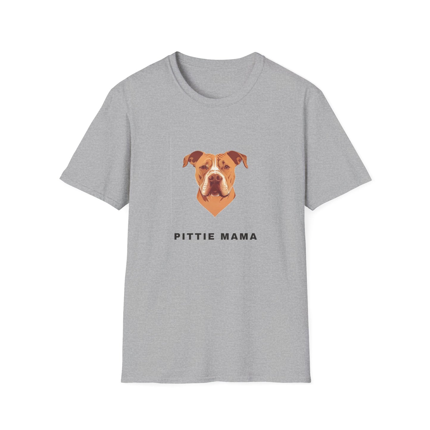 Pittie Mama Shirt - Pit Bull Portrait Tee