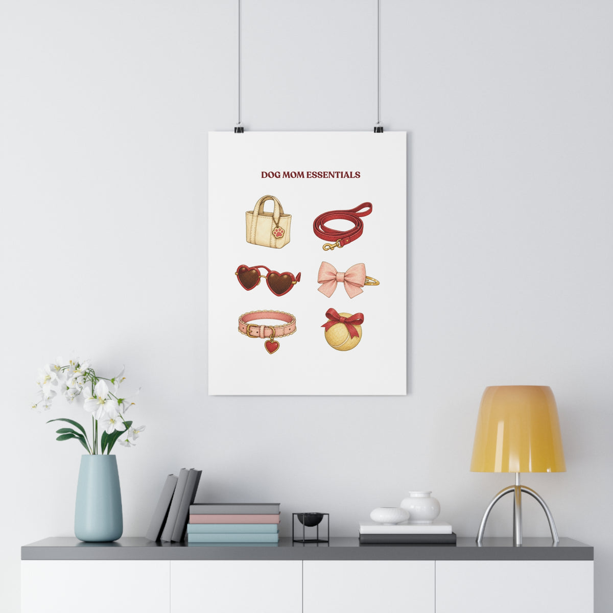 Dog Mom Essentials — Giclée Art Print