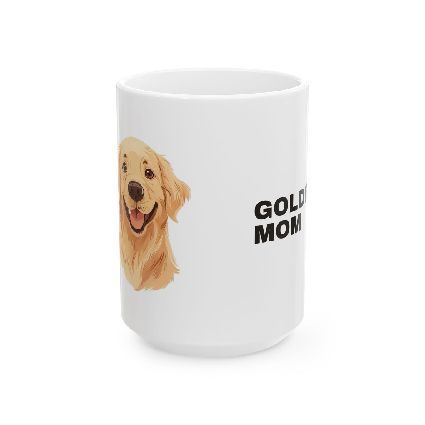 Golden Retriever Mom Mug - Illustrated Ceramic Mug