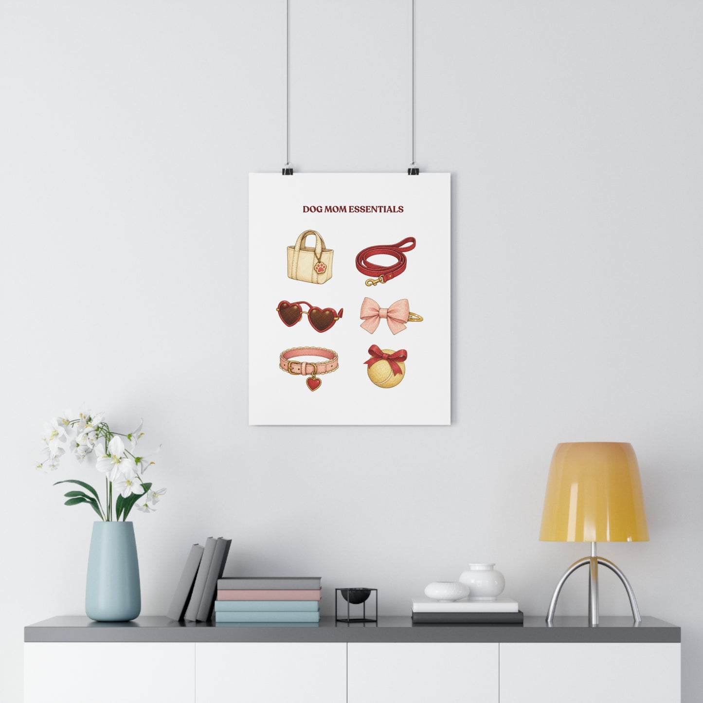 Dog Mom Essentials — Giclée Art Print