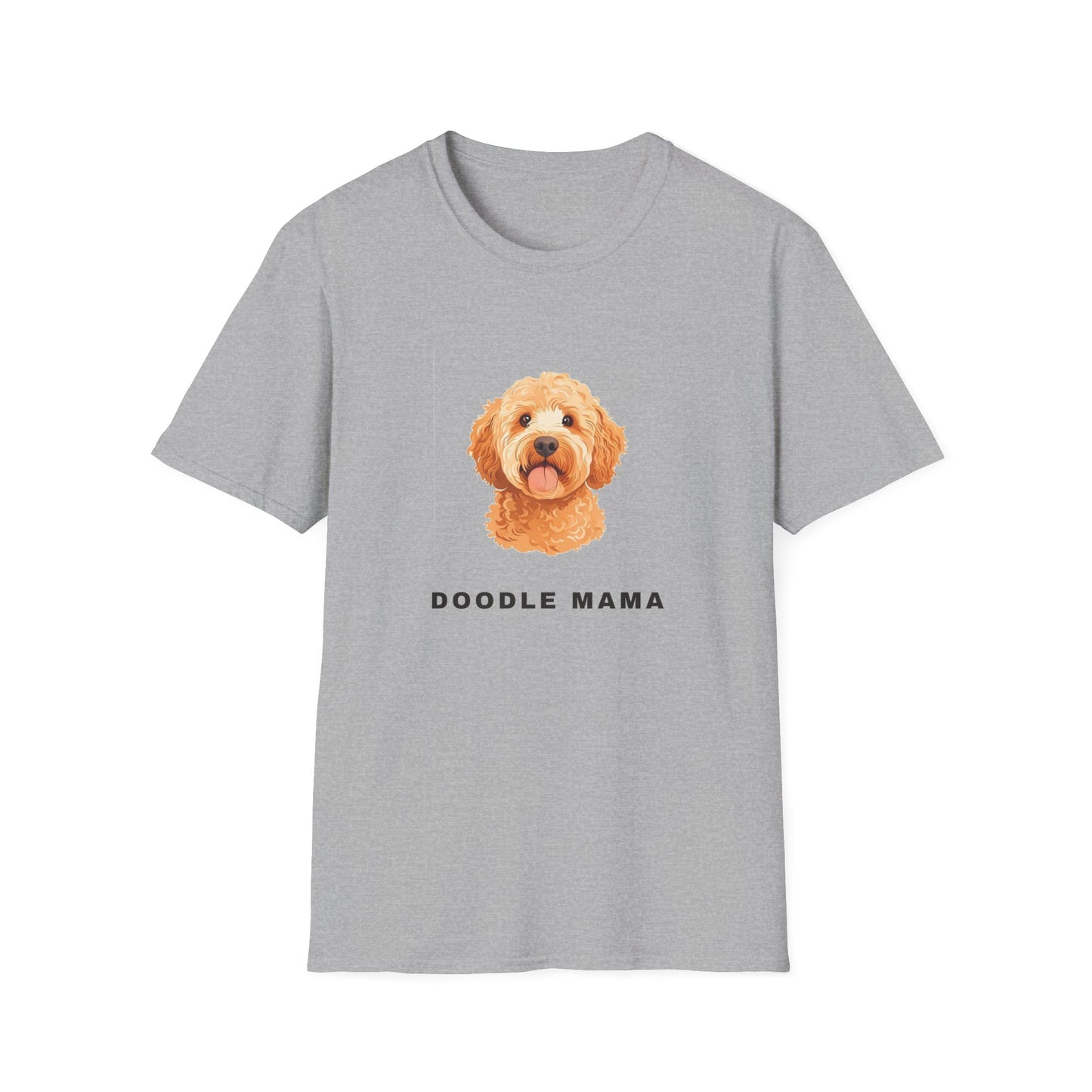 Doodle Mama Shirt - Goldendoodle Portrait Tee