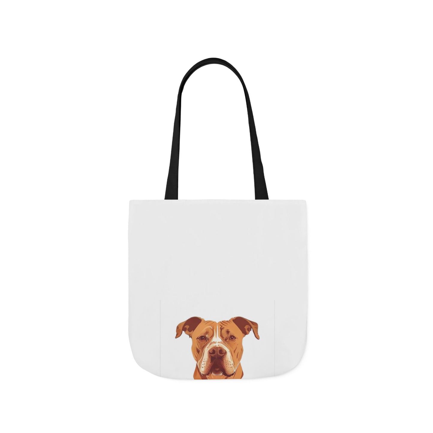 Pittie Mama Tote Bag - Illustrated Canvas Tote