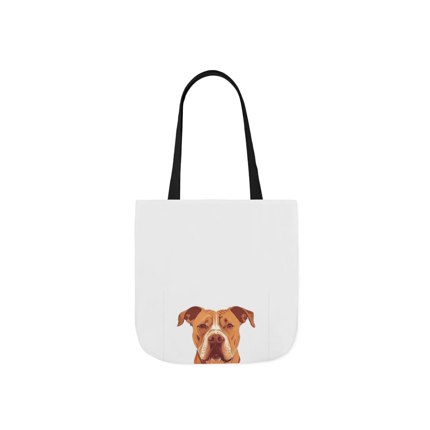 Pittie Mama Tote Bag - Illustrated Canvas Tote