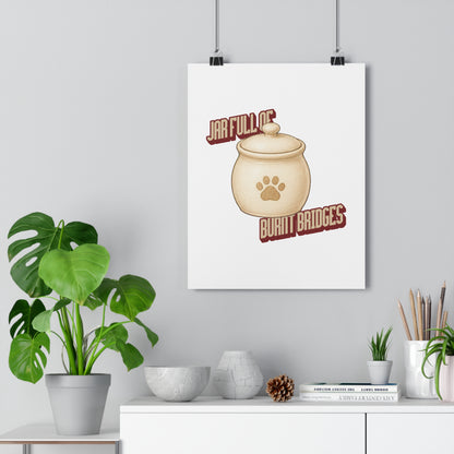 Jar Full of Burnt Bridges — Giclée Art Print