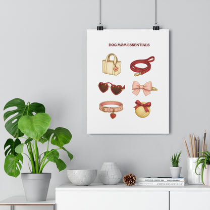Dog Mom Essentials — Giclée Art Print