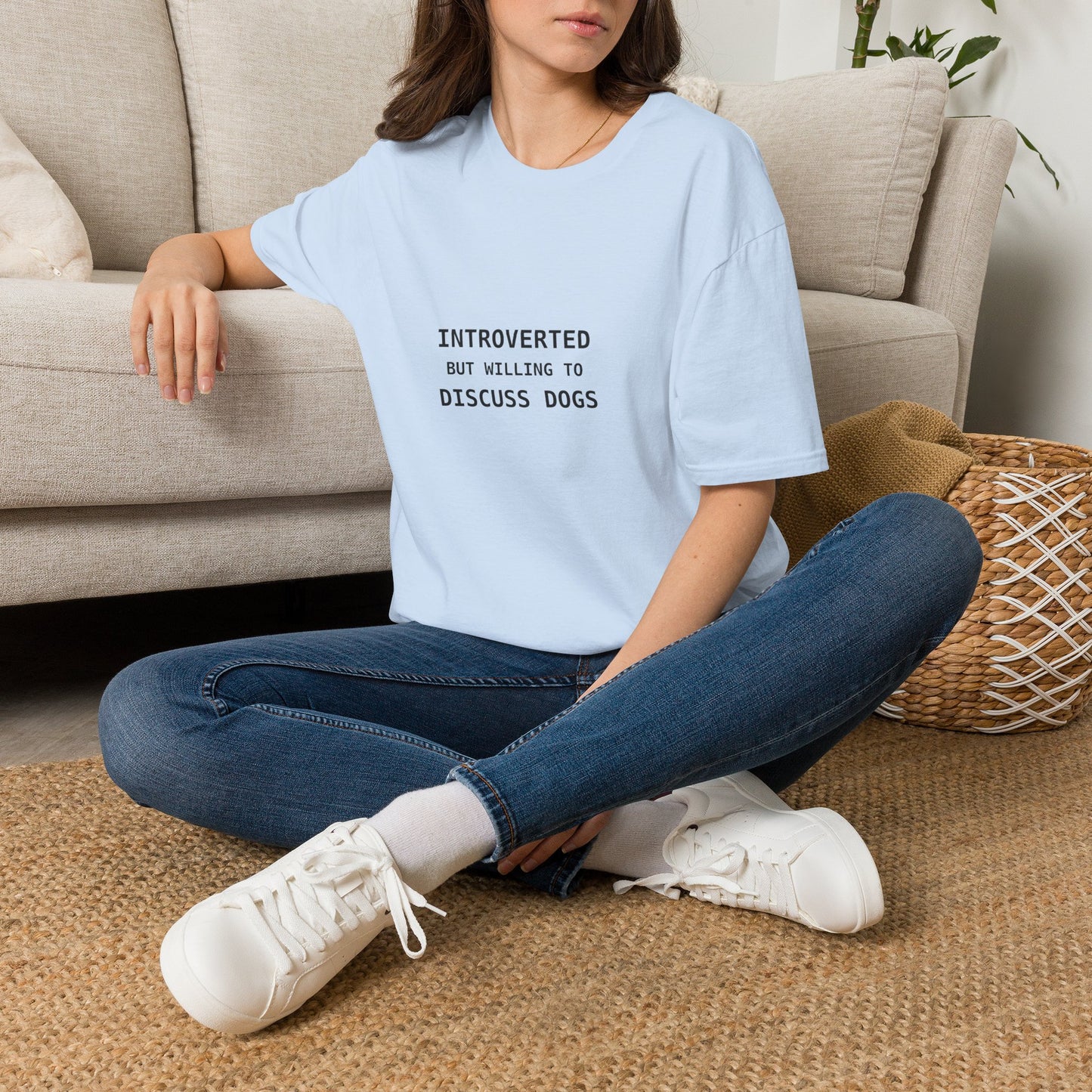 Introverted But Willing to Discuss Dogs Shirt